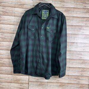 Dixxon Flannel Company - Absinthe - Mens XL - Excellent Used Green Black